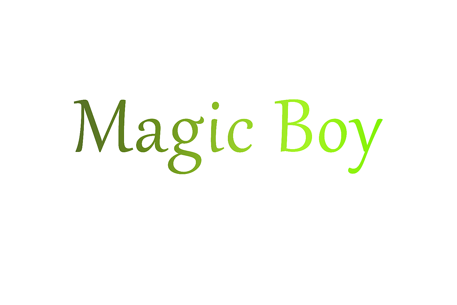MAGIC BOY