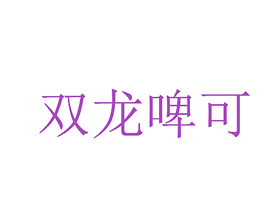 双龙啤可