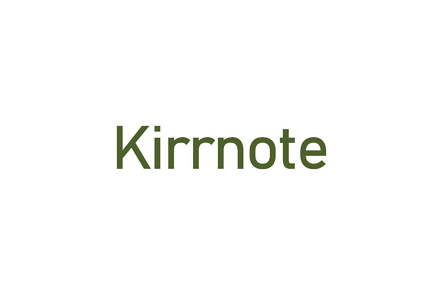 KIRRNOTE